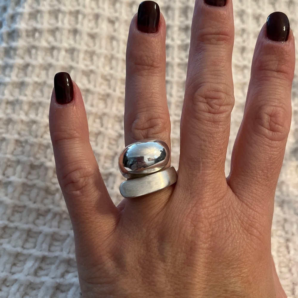 Silpada Chunky Modernist Bypass Ring